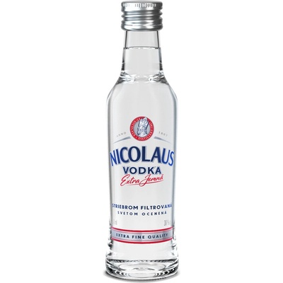 Nicolaus Vodka Extra Jemná 38% 0,04 l (čistá fľaša)