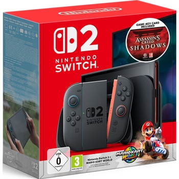 Image 1 of Nintendo Switch 2 + Mario Kart World + Assassin's Creed Shadows
