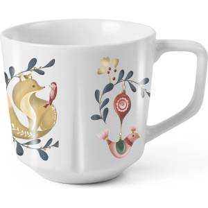 Rosendahl Чаша GRAND CRU COTTAGE 300 ml, с лисица, бял, порцелан, Rosendahl (RSD20503)