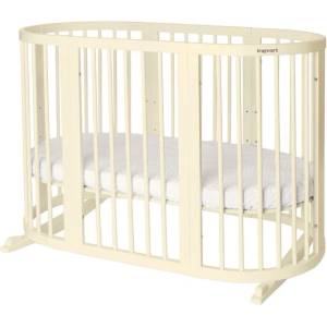 Ingvart Трансформиращо легло 9 в 1 Ingvart - Smart, 60 x 72/60 x 120/60 x 168 cm, слонова кост (I-1511008) - ozone