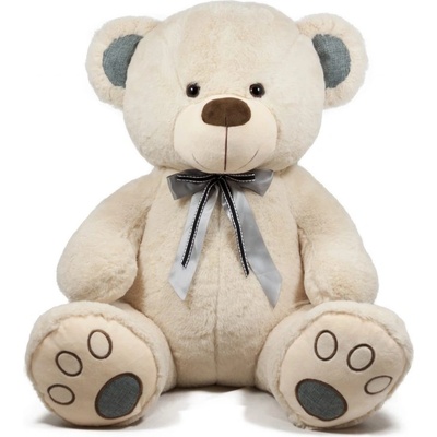 Плюш АМЕК Мече с двойна кафява панделка светло