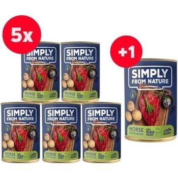 Simply From Nature Konské mäso so zemiakmi 6 x 400 g