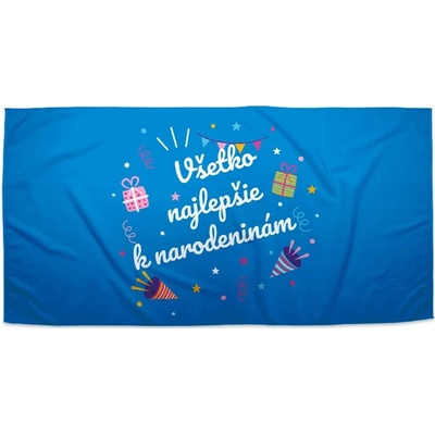 Sablio Uterák Všetko najlepšie k sviatku 2 30 x 50 cm