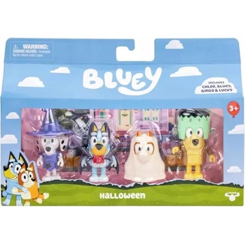 TM Toys Bluey: Комплект за парти с костюми за Хелоуин - 4 части (BLU17655)