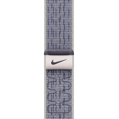 Apple Каишка Apple - Nike Sport Loop, Apple Watch, 42 mm, сива/синя (mxtx3zm/a)