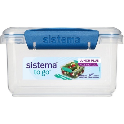 Sistema To Go Krabička na obed s príborom modrá 1,2 l