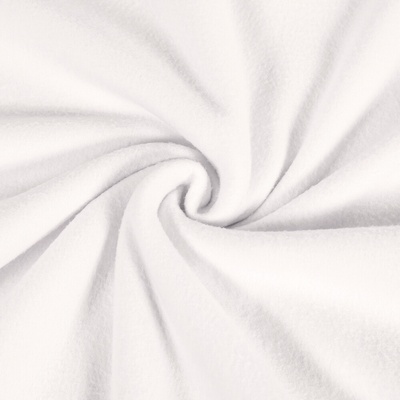 Polar fleece antipilling PF-016 Smotanovo biely – metráž š. 150 cm