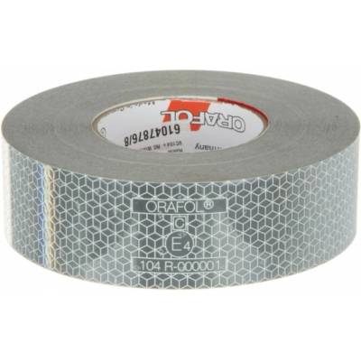 MZR Reflexná biela samolepiaca páska 50 mm x 1 mb