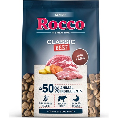 Rocco Senior Classic hovězí s jehněčím 1 kg