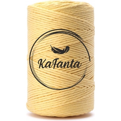 Macrame příze KaFanta PREMIUM 3mm/100m - banana