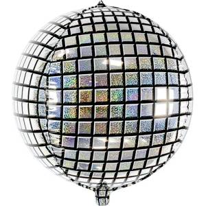 PartyDeco Балон от фолио - холографска диско топка