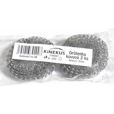 Kinekus Drátenka na riad kovová SADA 2x15 g 36843