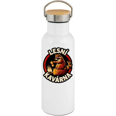 123TRIKO termoska Lesní kavárna 500 ml vtipné