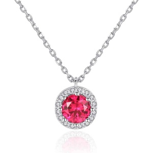 Silenti Jewelry Сребърно колие "Рубин