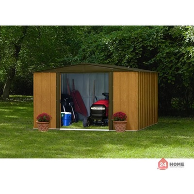 Градинска барака за инструменти Spacemaker сива, 313x297 cm