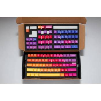 Ducky Капачки за механична клавиатура Ducky Afterglow, 108-Keycap Set ABS, Double-Shot, US Layout (DUCKY-ACC-108-USADZZWSG)