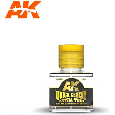 AK-Interactive AK12001 QUICK CEMENT EXTRA THIN 40ml