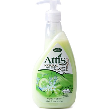 Gold drop Attis Natural Olive & cucumber tekuté mydlo dávkovač 400 ml