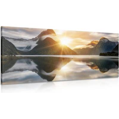 Obraz Milford Sound při východu slunce - 120x60