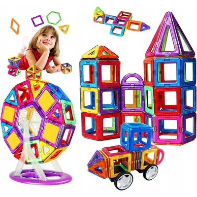 click4TOYS Magnetické kocky 128 ks