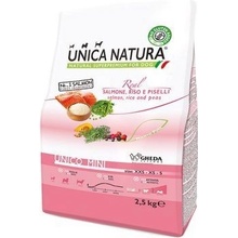 Unica Natura Dog Unico Mini Salmon rice and peas 2,5 kg