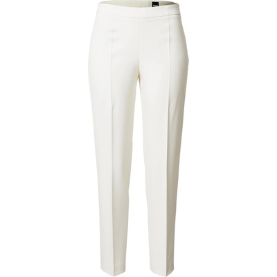 BOSS Панталон с ръб 'Tiluna' бяло, размер 34