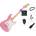 Squier Sonic Stratocaster HT H MN Premium SET Flash Pink Електрическа китара