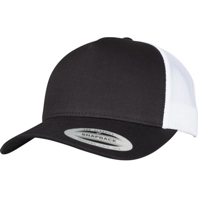 Flexfit 6506 Retro Trucker 5 panelová COT55650698099 black/white Černá/bílá