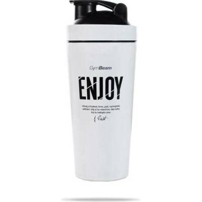 Šejkr ENJOY 750 ml - GymBeam Barva: Bílá