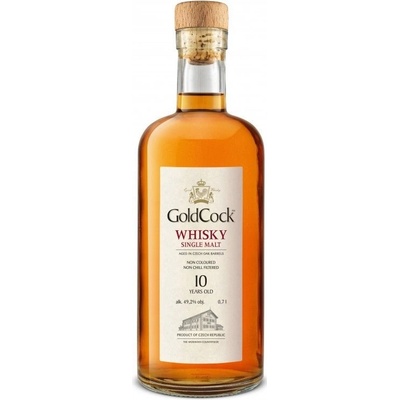 Gold Cock 10y 49,2% 0,7 l (čistá fľaša)