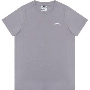 Slazenger Детска тениска Slazenger Junior Boys Plain Tee shirt - Orchid Petal