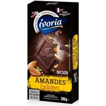 Ivoria Hořká čokoláda 50% s celými mandlemi 200 g