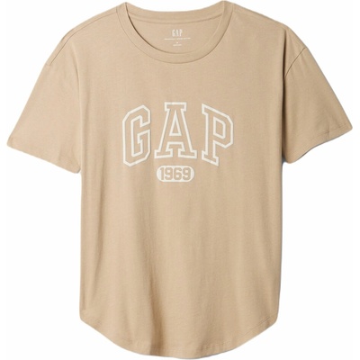 GAP Dámske tričko FRCH SS ORGANIC VINTAGE béžová biela