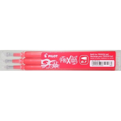 Pilot FriXion červená 0,35mm vymazatelná 3 ks BLS-FR-7-R-S3
