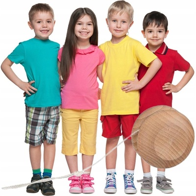 Drobné hračky Jojo dřevěné přírodní Goki