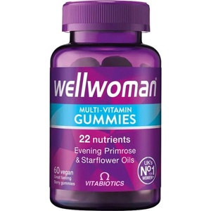 Vitabiotics Wellwoman Gummies [60 желирани бонбони] Горски плодове