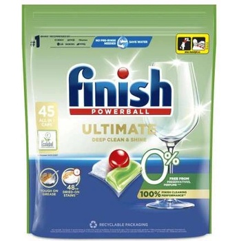 Image 1 of Finish Ultimate All in 1 0% капсули за съдомиялна 45 бр. + Подаръчна мостра на продукт (3282087)