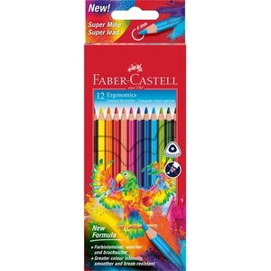 Faber-Castell Папагал Комплект от 12 триъгълни цветни молива FC116512 (FC116512)