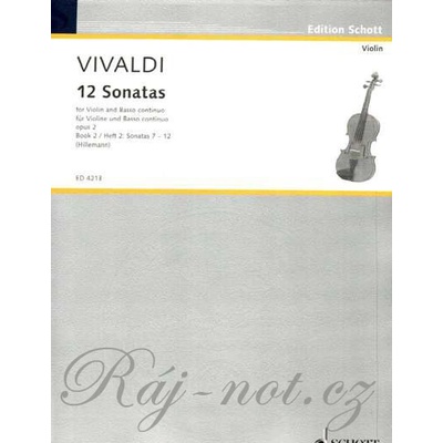 Twelve Sonatas op. 2 Heft 2 Antonio Vivaldi
