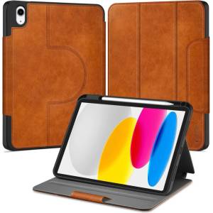 Tech-Protect Fleece калъф за iPad 10.9 10 / 2022 / 11 11 / 2025 кафяв (5906302352388)