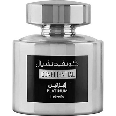 Lattafa Perfumes Confidential Platinum parfémovaná voda unisex 100 ml