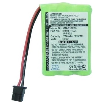 Cameron Sino Батерия за телефон 3* ААА 3.6V NiMH 700mAh GPT207 за Panasonic KX-TC1210 Cameron Sino (CS-P102CL)