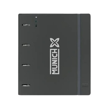 Munich Папка с пръстени Munich Topo Черен 27 X 32 X 4 cm