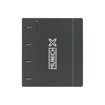 Munich Папка с пръстени Munich Topo Черен 27 X 32 X 4 cm