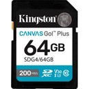 Kingston SDXC Canvas Go Plus 64GB C10/UHS-I/U3/V30 SDG4/64GB