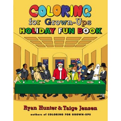 Plume Coloring for Grown-Ups Holiday Fun Book | Ryan Hunter