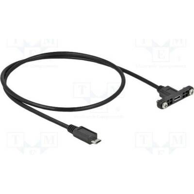 Delock 35108 USB 2.0 USB B micro zásuvka USB B micro vidlice 0,5m
