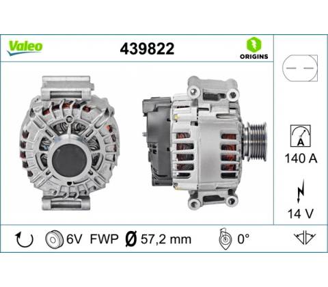 Alternátor VALEO 439822
