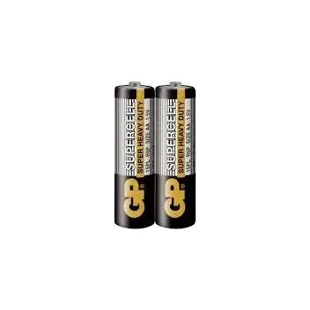 GP Batteries Цинк карбонова батерия GP SUPERCELL, 15PL-S2, R6, 2 бр. в опаковка / shrink, 1.5V (GP-BM-15PL-S2)