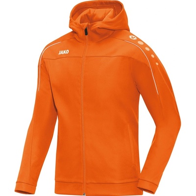 JAKO Classic O mikina s kapucí oranžová